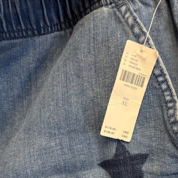 NWT Size S - Pilcro Star-Embellished Pull-On Jean Shorts (NWT US$118) - Picture 12 of 16